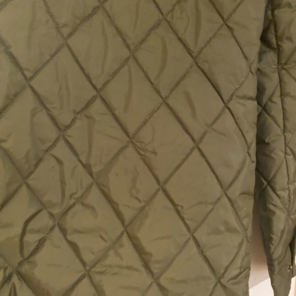 California Dream Who.A.U sz S Green Quilted Coat - Picture 2 of 8